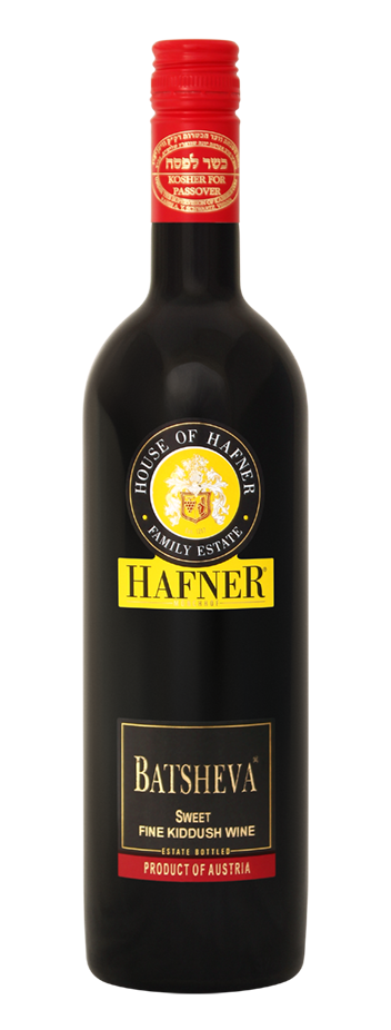 Hafner - Batsheva Kiddusch-Wein, rot, lieblig süß