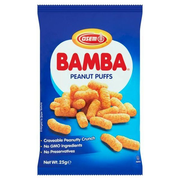Bamba - Erdnuss-Snack 20g ISRAEL - 3 Tüten Pack