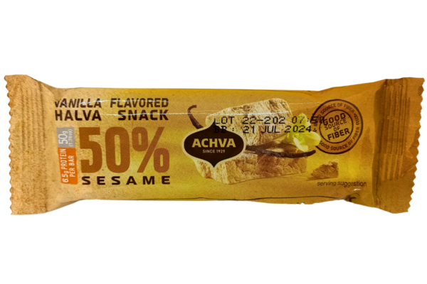 "Achva" Halva-Riegel mit Vanillegeschmack 50g